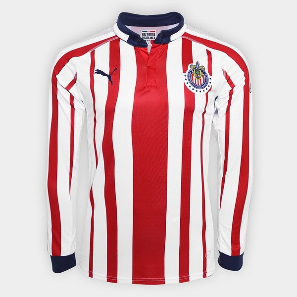 Camiseta CD Guadalajara 1ª ML 2018-2019 Rojo Blanco